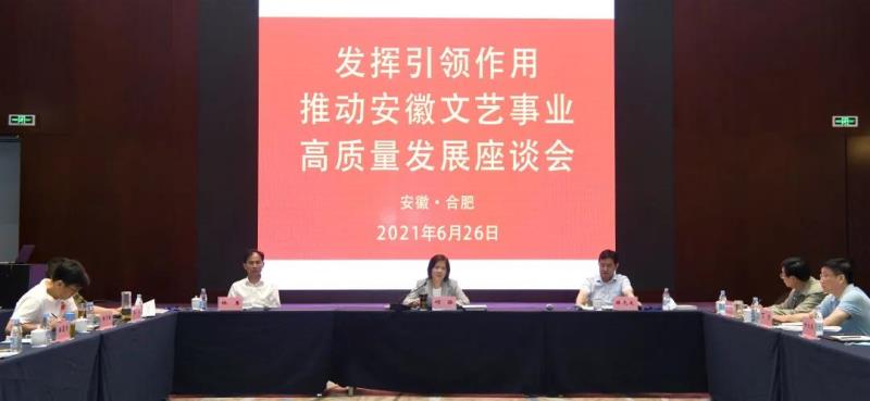 “发挥引领作用 推动安徽文艺事业高质量发展”座谈会在肥召开(图8)